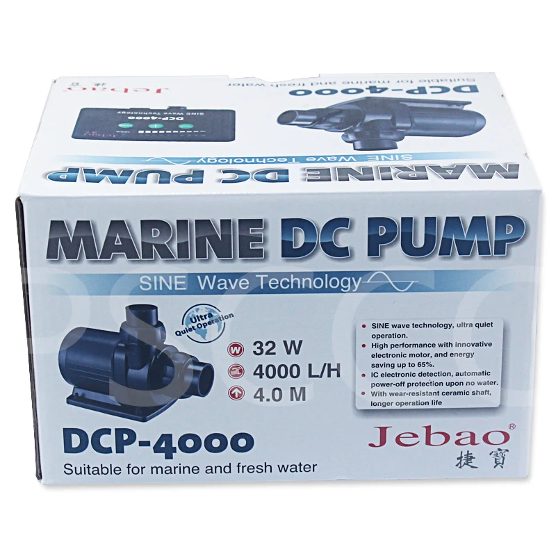 4000л/ч Jebao DCP4000 DCP 4000 24В погружной морской DC водяной насос с контроллером для
