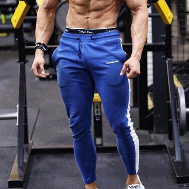 

New Autumn Winter Jogging Pants Men Striped Workout Pants Men Sport Joggers Bodybuilding Sweatpants Training Pants Trousers