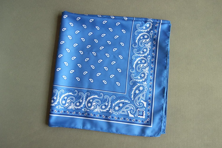 Mantieqingway цветочный полиэстер платок для Для мужчин 55*55 см большой Handkercheif полотенце для сундуков воротник шарф карманные квадратные носовые