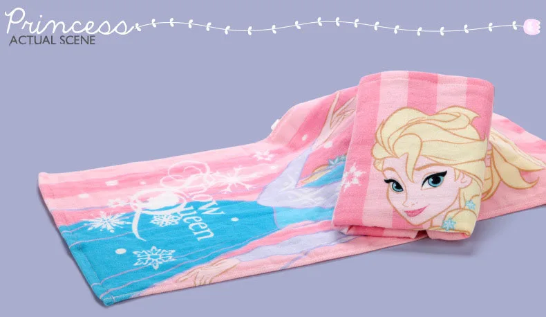 Disney Baby полотенце из чистого хлопка детские полотенца для лица Мягкий носовой платок банное полотенце для новорожденных детей 25*50 см
