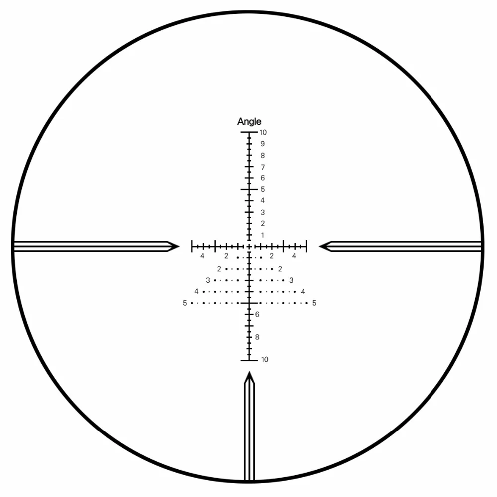 Discovery HI 4-14X44SF FFP Scope тактический охотничий прицел первая фокальная плоскость прицелы Windage сетка с углом указано