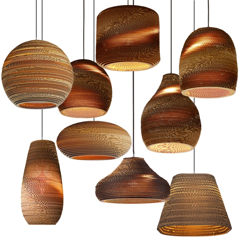 

One combo Pendant Light 6W LED lamp Honeycomb paper drop Lamp Dinning Room Bar Restaurant Lighting Fixtures Droplight Suspension