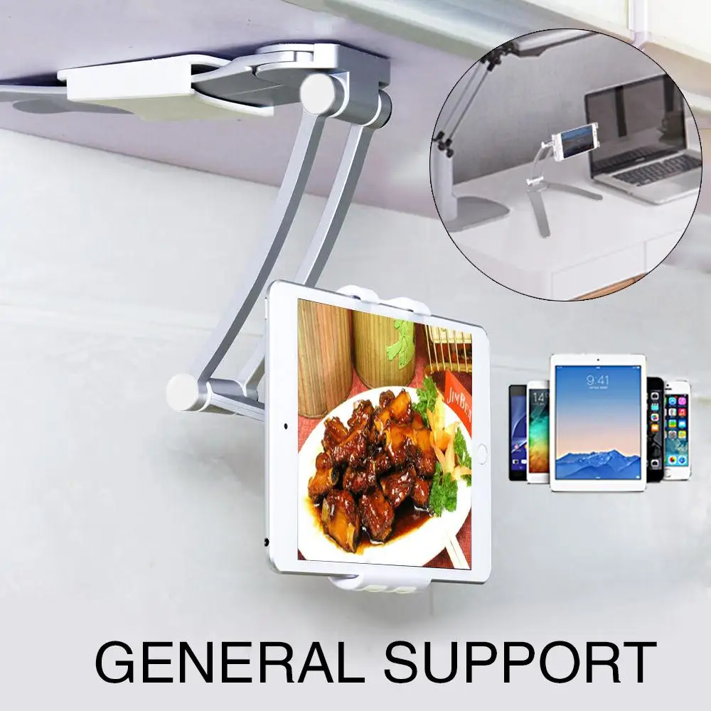 

Kitchen Tablet Holder Cell Phone Stand Mobile Phone Holder Magnetism Bracket Universal Supplies Electroplating Aluminium Alloy