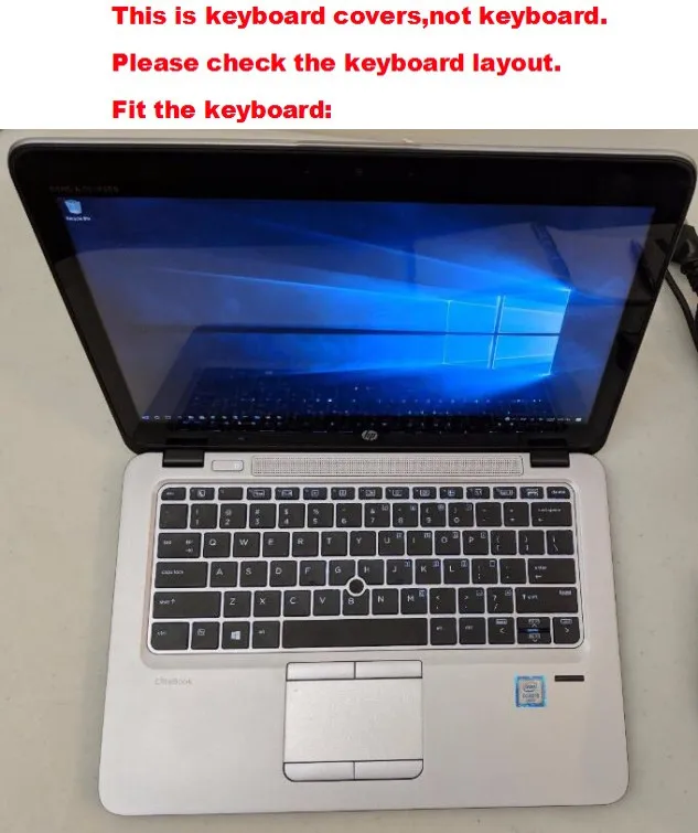 Прозрачная защита клавиатуры из ТПУ для- нового выпуска hp EliteBook 820 G3 3rd или G4 4th Gen 12,5"