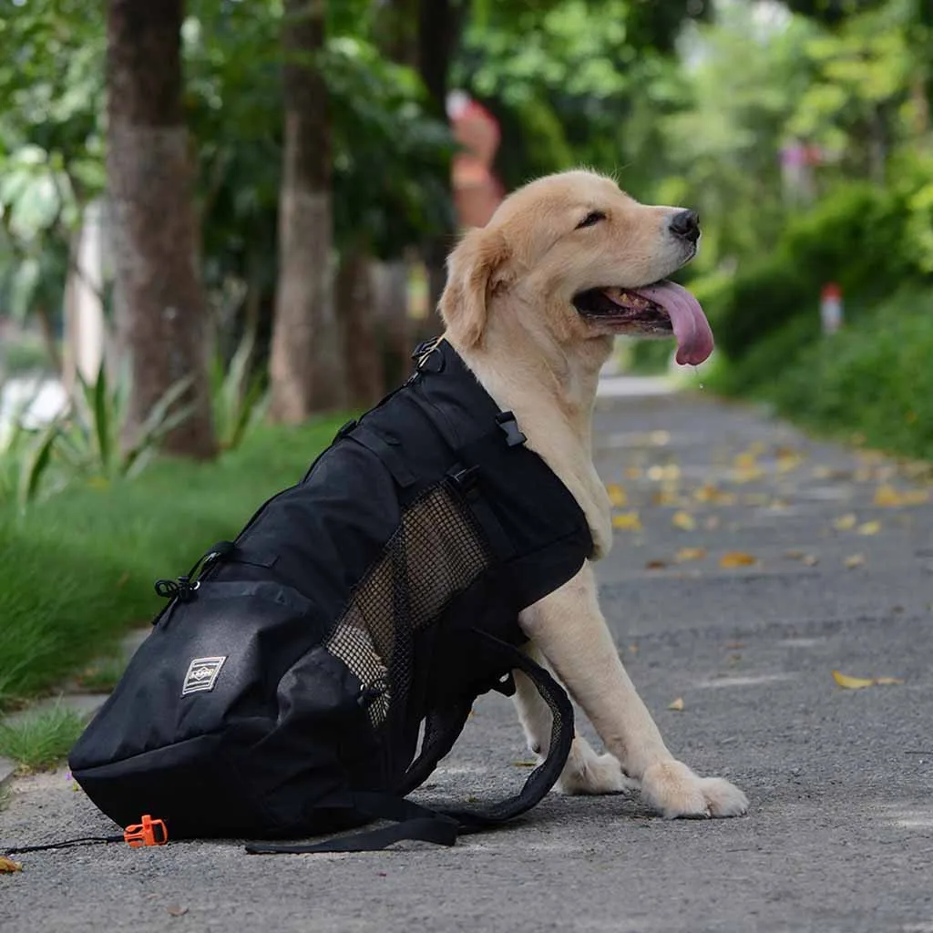 

Large Pet Backpack Dog Cats Carrier Bag Puppy Outdoor Riding Hiking Travel Tote Bag Sling Holder Mesh Cat Puppy Dog Carrier