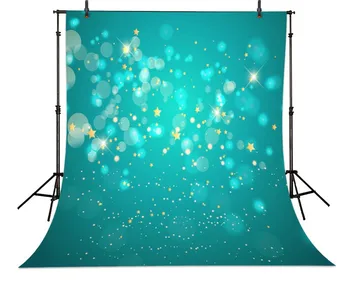 

Blue Bokeh Dots Photography Backgrounds Vinyl cloth High quality Computer printed wedding backdrop