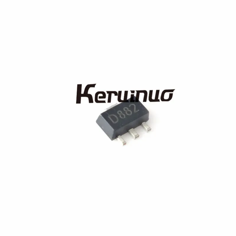 

20PCS/LOT 2SD882 D882 SMD Transistor 2A high current transistor SOT89