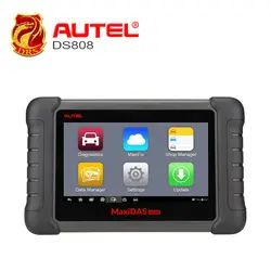 Диагностические инструменты Autel MaxiDAS DS808 автомобиля диагностический инструмент онлайн обновление от DS708 диагностики ЭБУ программирования