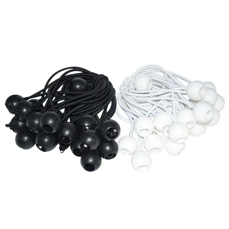 20 x 15cm 6 inch Ball Bungee Cord Tie Down Lashing Strap Elastic Binding Tape Luggage Rubber Rope bondage Ropes Car Organizer