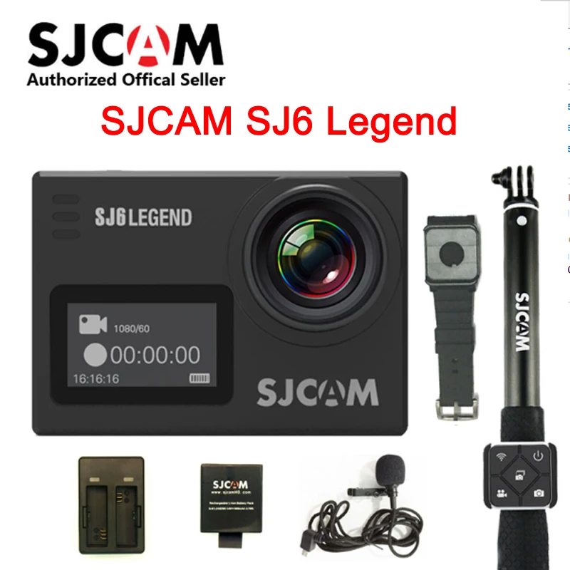 SJCAM SJ6 Legend 2 'сенсорный экран дистанционного действия шлем Спортивная DV камера