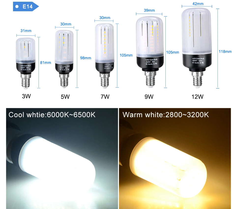 E14 LED bulb light (14)