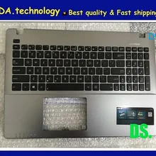 Wellendorff 96% / верхний чехол для Asus X550 X550C 15," Упор для рук верхняя крышка в сборе с американской клавиатурой, серый