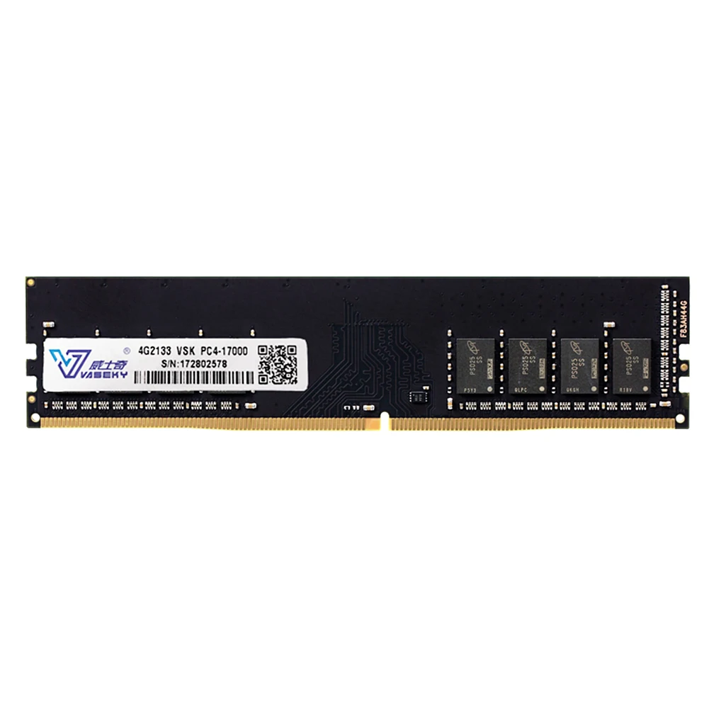 

New Arrival Vaseky RAM DDR4 4GB 2133MHz Memory for Desktop PC4-17000 288Pin UK