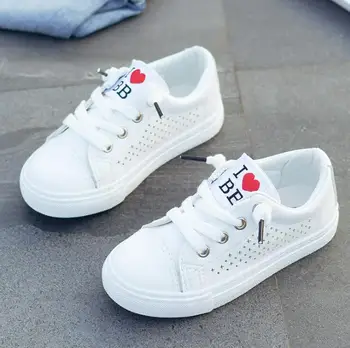 

Autumn New Kids Shoes For Girls Fashion Children Casual Shoes Breathable low help Toddler Kids Sneakers hollow Baby Girls Shoes