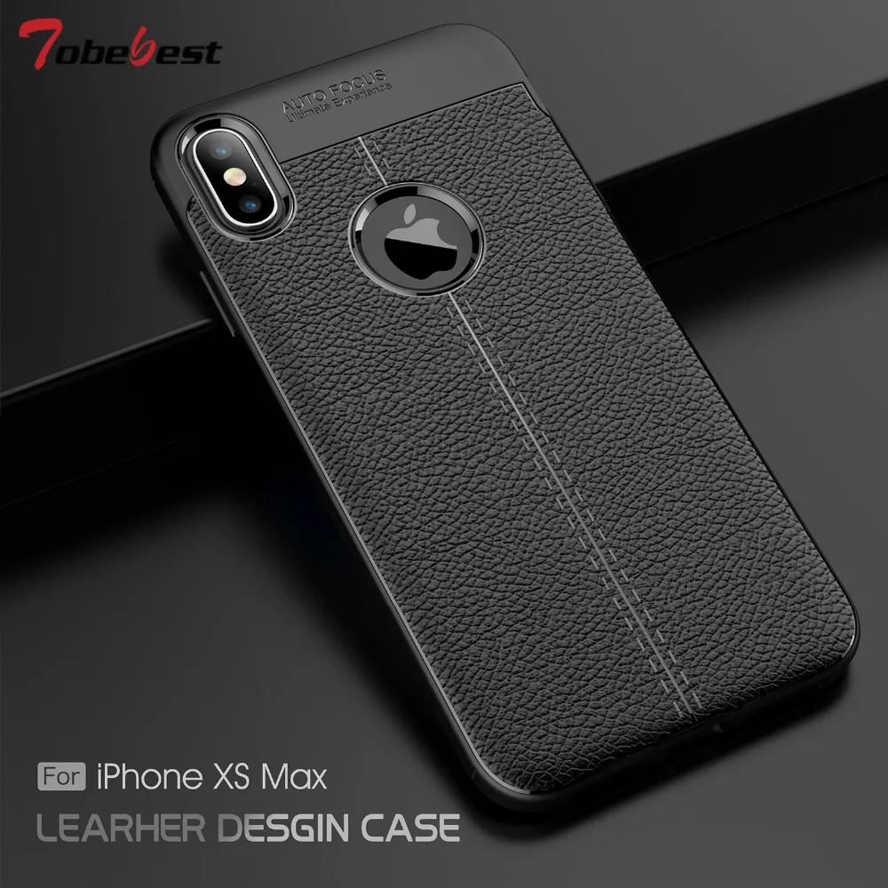

Case For iPhone XS MAX XR X Case Cover Litchi Pattern Soft TPU Silicone Bumper Phone Case For iPhone 8 7 6 6s Plus 5 5s SE Cover