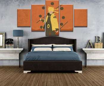 

Framed 5 Piece HD Print Large Abstract Naruto Cuadros Decoracion Paintings on Canvas Wall Art for Home Decorations Wall Decor