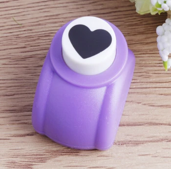 

Photo Album DIY 1.5cm Shape Heart Craft punch Children middle size hand maker hole punch children toy free shipping puncher