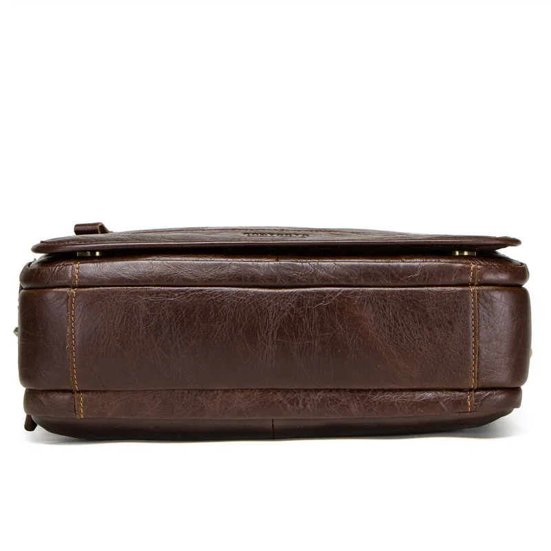 الذكور حقائب جلد البقر الكتف Crossbody حقيبة ساعي النفط الشمع الحقائب محمول باد رجل حقائب سفر الأعمال الهدايا
