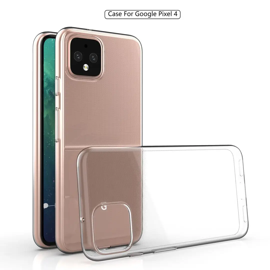 

Luxury Clear Silicone Soft TPU Case For Google Pixel 4 Transparent Phone Case For Google Pixel 4 XL Shockproof Case Phone Case