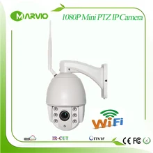 Novo 1080 P FUll HD 2MP wifi Mini IP PTZ Rede câmera wi-fi 2.8-12mm Lente 70 m IR Night Vision Suporte Distace incluído