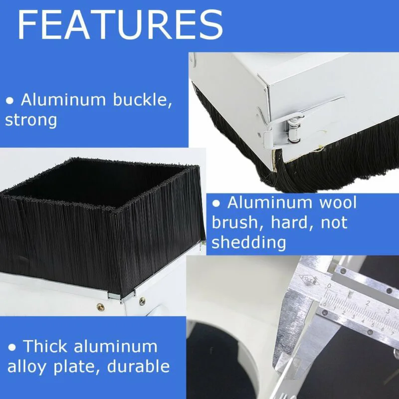 

Shoe Dust Cover Cleaner CNC Metalworking Engraving Milling Machine Aluminum alloy Replacement Accessory Tool 1pc