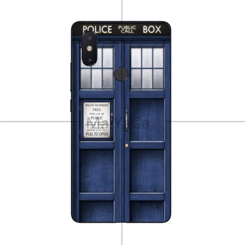 MaiYaCa Doctor Who ретро синие мягкие черные чехлы для Xiaomi Mi8 mi6 max2 max3 4X Redmi 5 Note