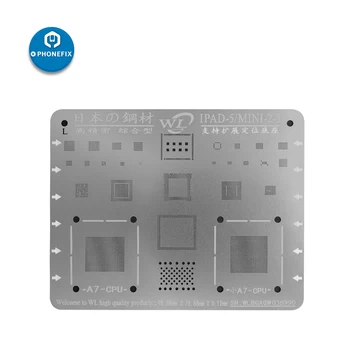 

30-IN-1BGA Reballing Stencils Kit 0.12MM Multi-Purpose Tin Net for iPhone 7/7P Motherboard BGA IC Solder Template High Quality