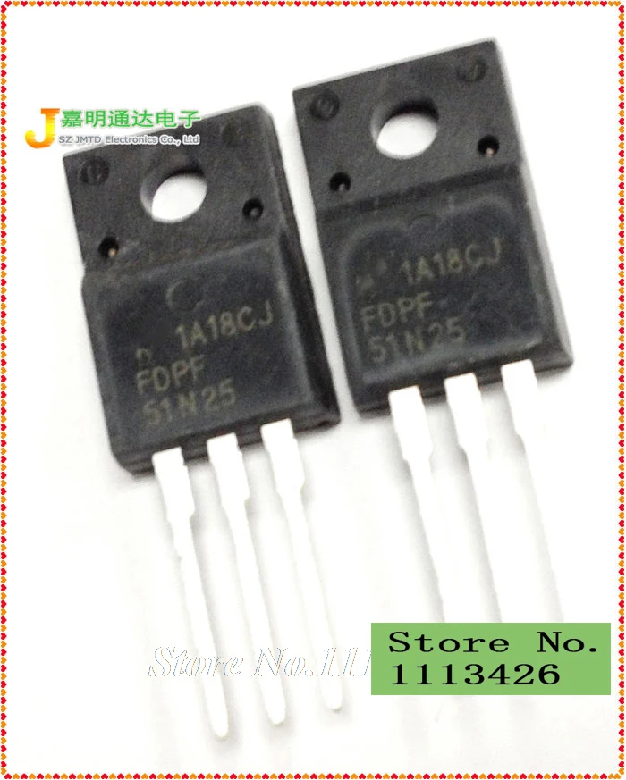 

Free shipping 5pcs/lot FDPF51N25 51N25 FET new original