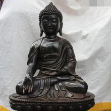 Xd 003350 20 Тибет Буддизм Храм Медь Бронза Шакьямуни Татхагата Rulai Статуя Будды