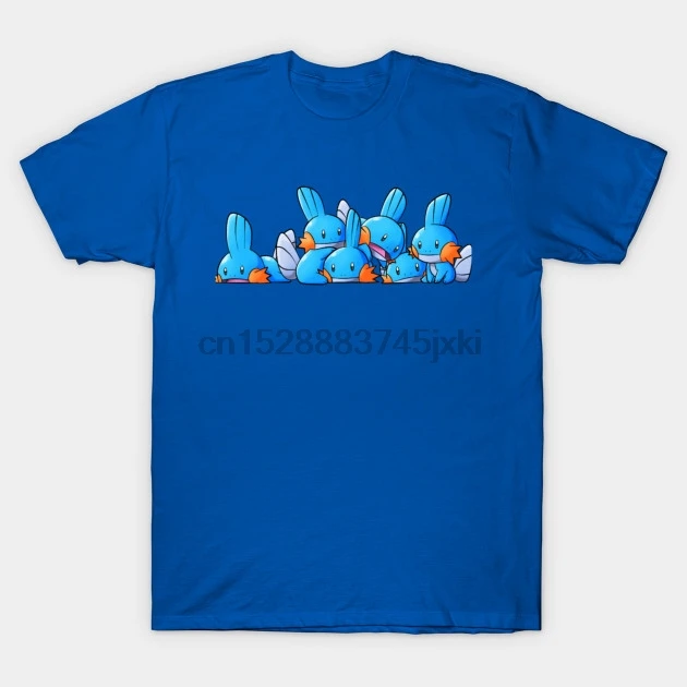 

Men Short sleeve tshirt Mudkips Galore Cute T Shirt Women t-shirt