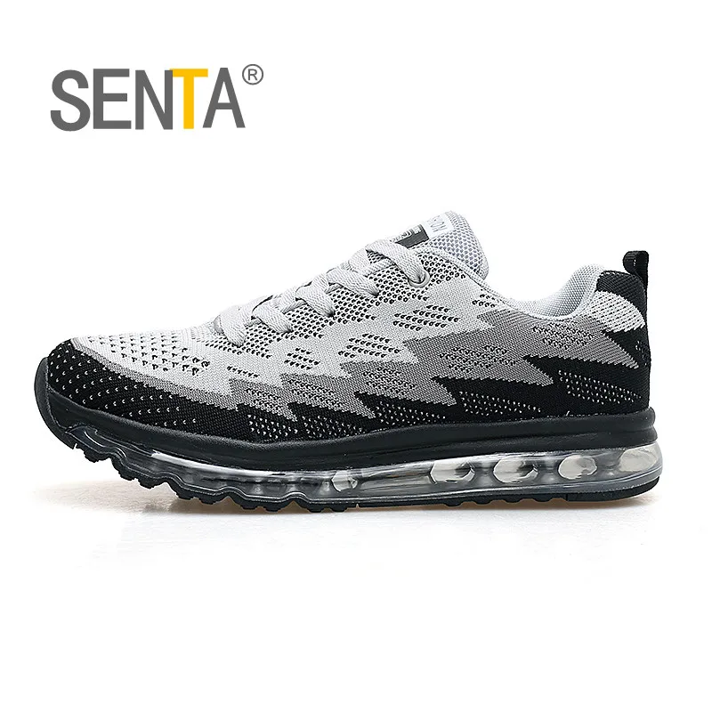 

SENTA Air Cushion Running Shoes Men Women 360 Train Walking Outdoor Lace-Up Athletic Free Mesh Sport Breathe Jogging Sneaker