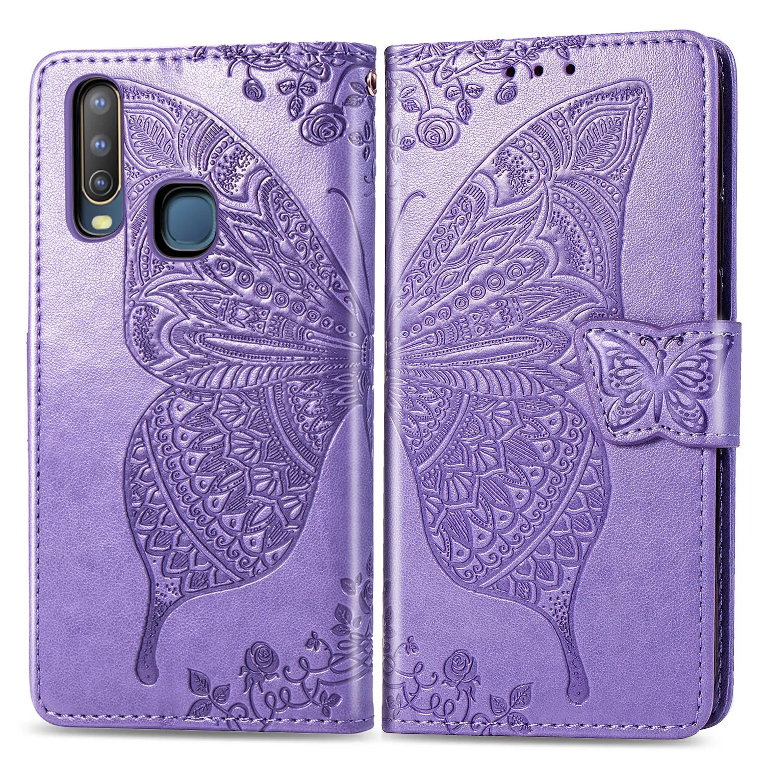 

For Fundas Vivo Y17 Y3 Case Vivo Y3 Cover PU Leather Stand Book Cover Card Slot Wallet Phone Case for Vivo Y 17 Y 3 Back Cover