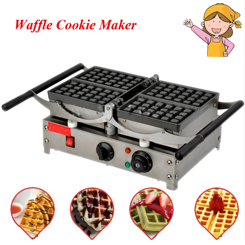 1pc Popular Waffle Cookie Maker Cool Touch Exterior Cake Making Machine