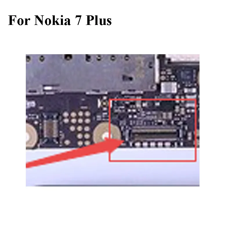 Разъем FPC для Nokia 7 Plus 2 шт. ЖК дисплей экран на гибком кабеле лента материнской