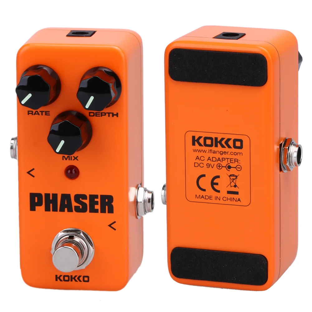 Image Guitar Amplifier OD Effect Pedal Orange True Mini Pedal phaser Guitarra Pedal Efectos Calidad Portatil Guitar Part