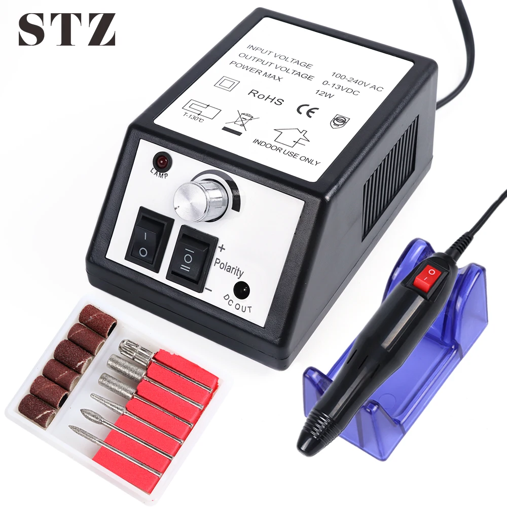 STZ 20000 ОБ/мин маникюрные наборы профессиональная электрическая машинка для