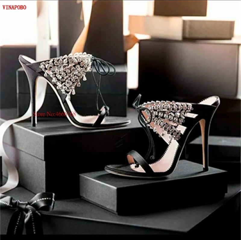 8-10-12CM-Satin-Women-Shoes-2018-New-Summer-Crystal-Fringed-Suede-Gladiator-Sandals-Women