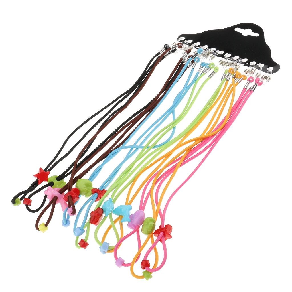 12 Pieces Eye Glasses Necklace Eyeglass Sunglass Cord Holder Sun Glasses Chain Neck Strap for Kids 