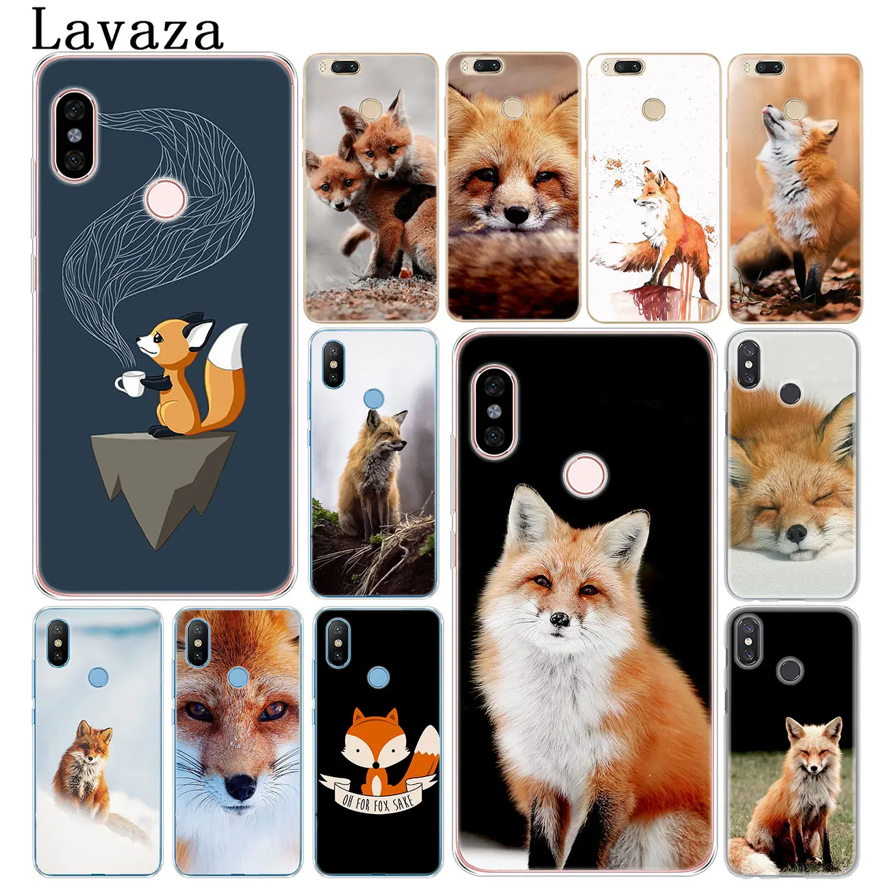Lavaza font b Anime b font fox funny foxs lovely cute Hard Phone Cover Case for