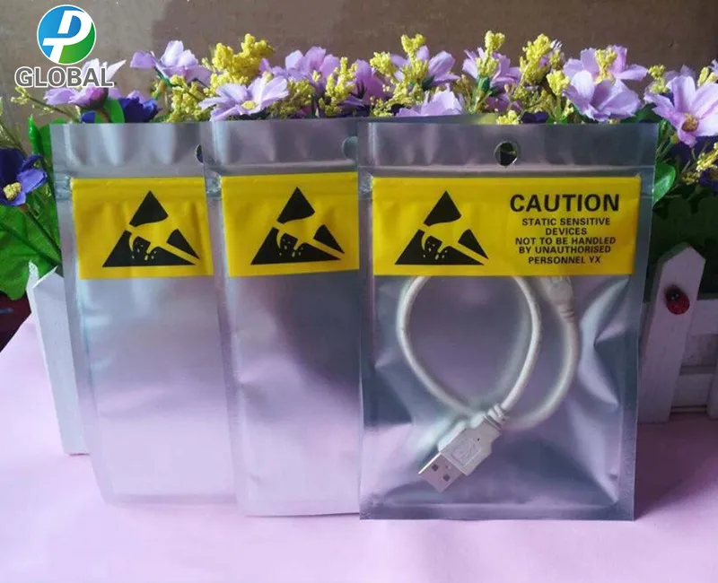 500pcs 8*13.5cm Zip Lock Electronic Accessories/battery Packaging Bags