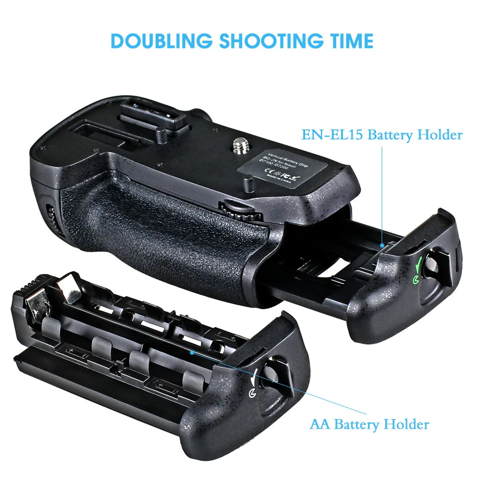 Профессиональный Аккумулятор Travor для Nikon D7100 D7200 DSLR Camera as MBD15 MB D15|battery grip|battery grip for