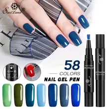 Saviland блестящая гелевая краска, УФ-Гель-лак, ручка, удобный дизайн, гель-клей для ногтей