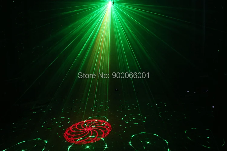 stage laser light rg beam light holiday LED projector DJ disco home party Sound Activated lighting  (8)