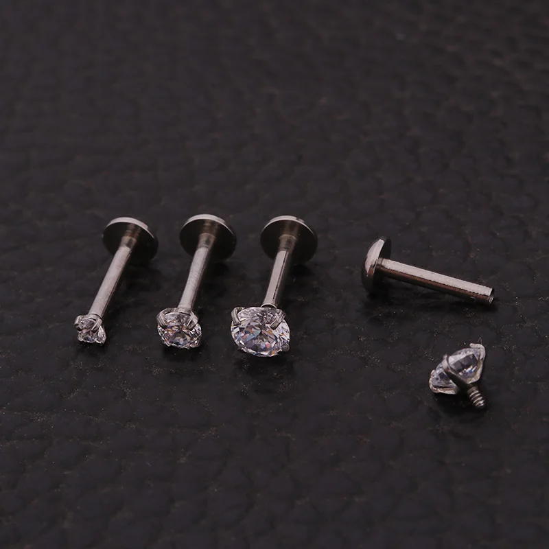 Sellsets 16 г губной пирсинг губная серьга гвоздик для козелка Lobe Conch плотный