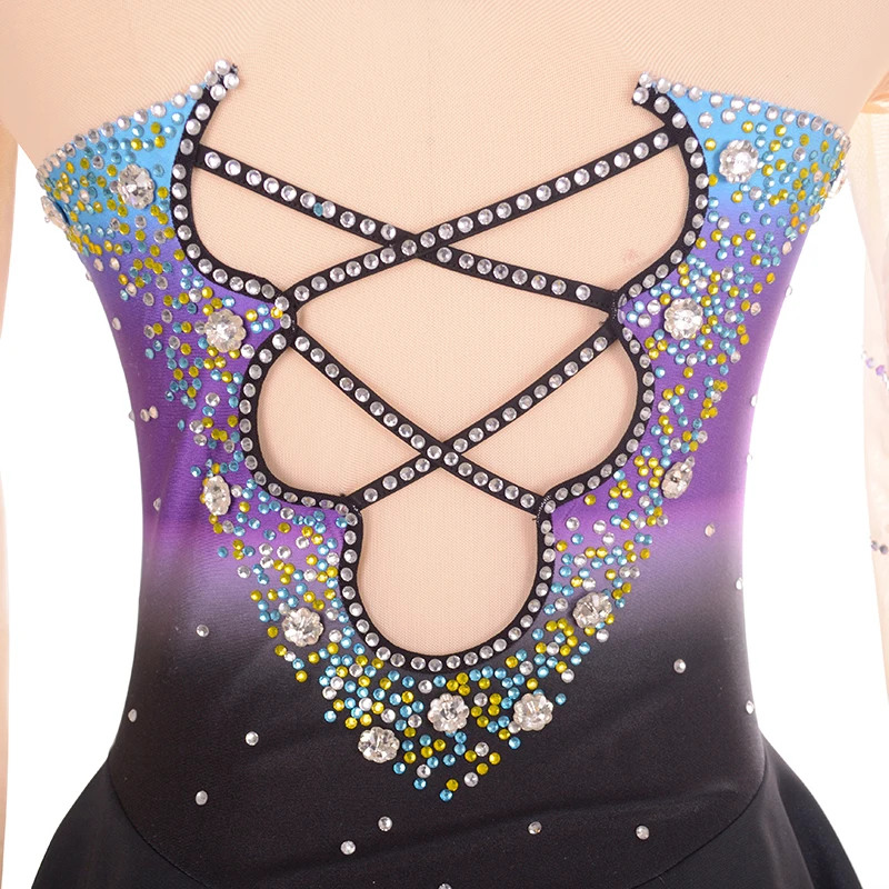 Patinação Vestido Personalizado Saia para Menina Mulheres