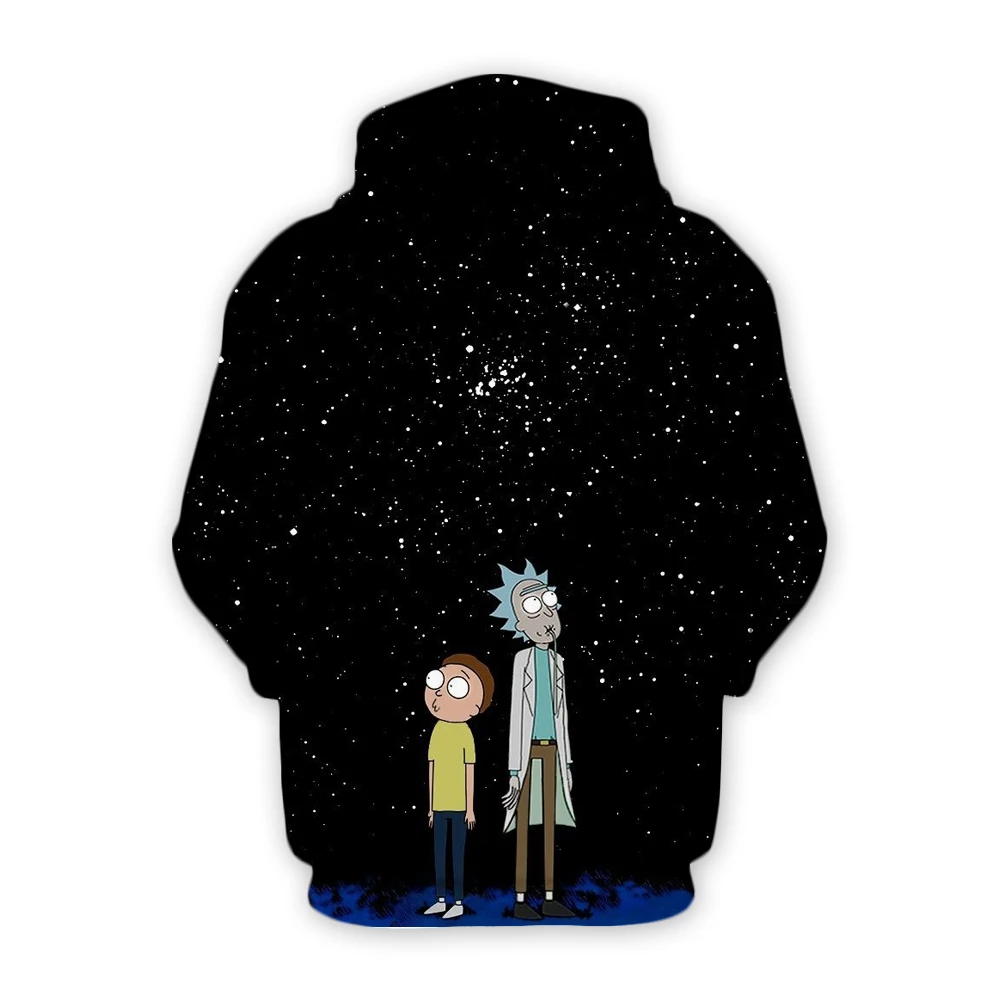 Billig PLstar Cosmos Drop verschiffen Durch jml2 Kunst Mode Männer hoodies Rick und Morty 3D Druck Cartoon Hoodie streetwear Casual Trainingsanzug