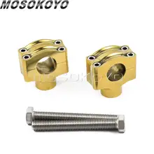 Твердая латунь " 25,4 мм руль стояк Ретро грубая Ремесленная ручка бар крепление для Harley XL883 XL1200 Sportster кафе гонщик скремблер