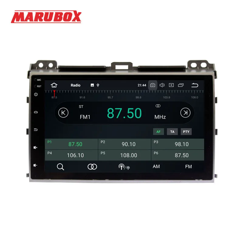 Best MARUBOX 2 Din Android 9.0 Eight Ocre 4GB RAM For Toyota Prado 120 Land Cruiser 9" IPS GPS Radio Car Multimedia Player 9A107PX5 1
