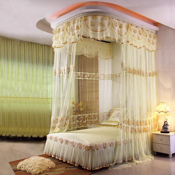 UN LVC U ceiling rail bed nets mantle princess palace wedding nets