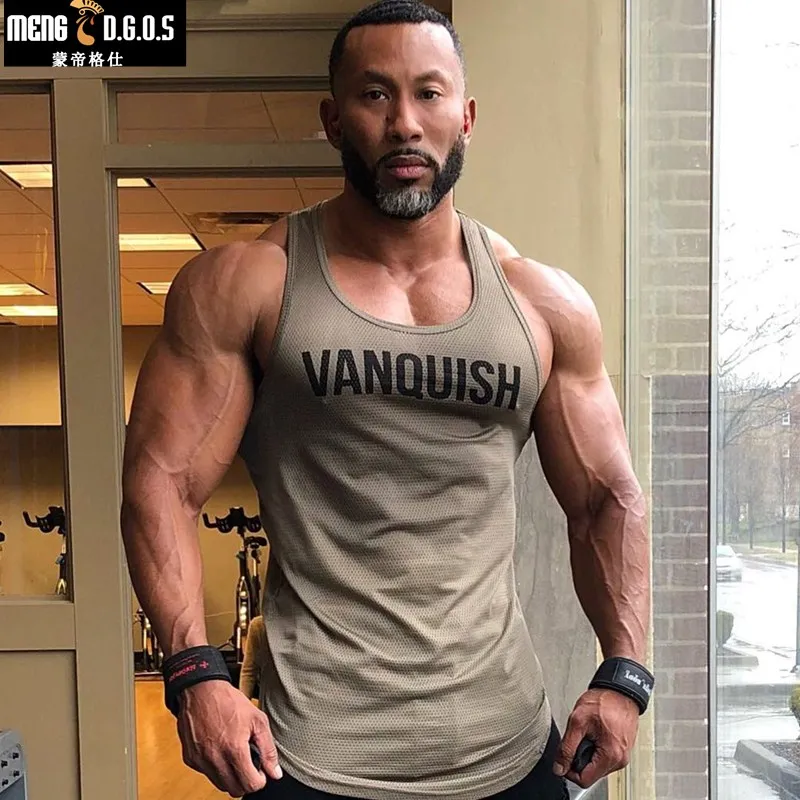 

2018 Gyms Tank Tops Men Elastic Cotton Vest O-Neck Gyms Tank Top Men Sleeveless Shirts Muscle Men Fitness Tops